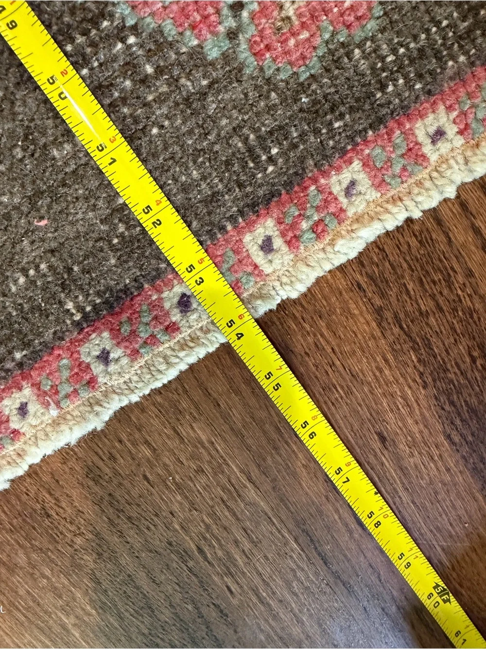 Vintage-Inspired Gray and Pink Accent Rug